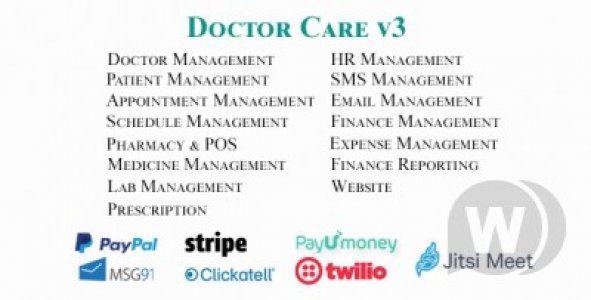 Doctor Care - Diagnostic Center / Doctors Chamber Management Script