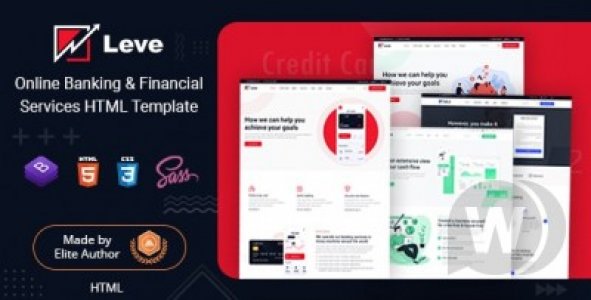 Leve - Online Banking & Payment Processing HTML Template Script
