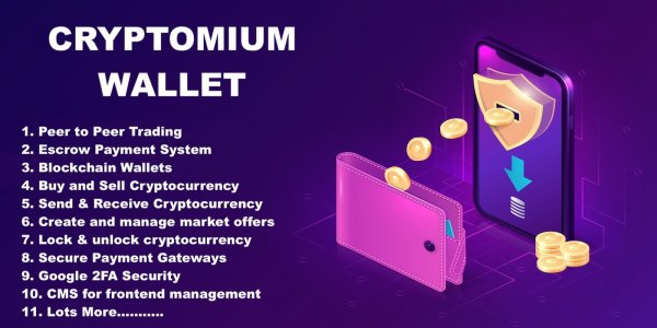 Cryptomium - Crypto Wallet System Script