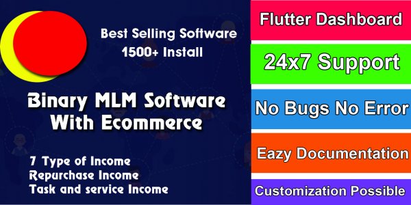 Binary MLM Software with ecommerce and Autopull Script