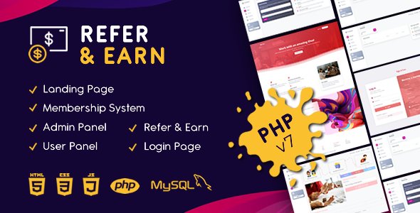 Refer and Earn PHP Script