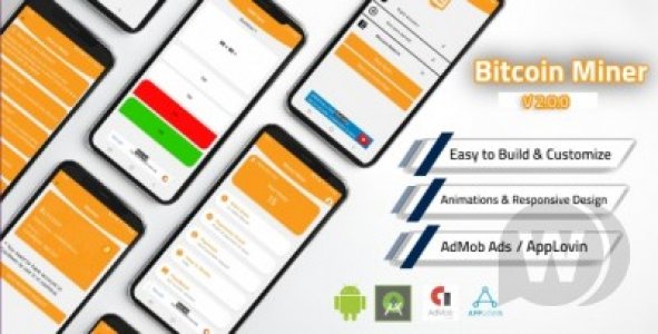 Bitcoin Miner App with Admin Panel and Admob v4.0.0