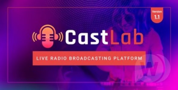 CastLab - Live Radio Broadcasting Platform Script