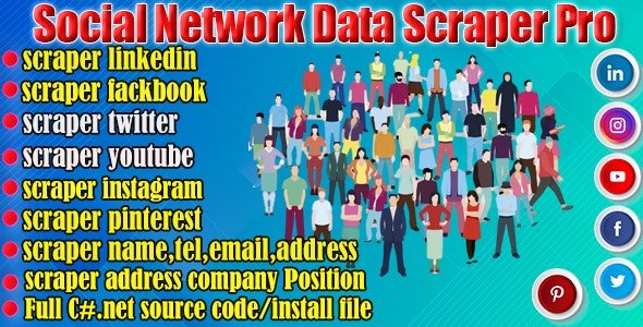 Social Network Data Scraper Pro Software