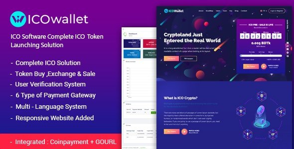 ICOWallet- Complete ICO Software and Token Launching Script