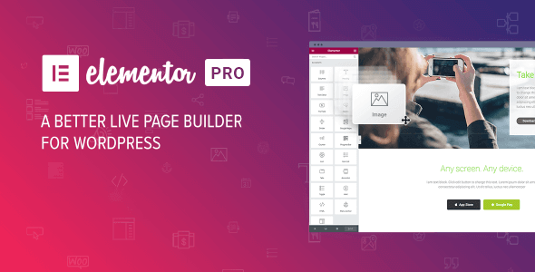 Elementor PRO - WordPress page builder