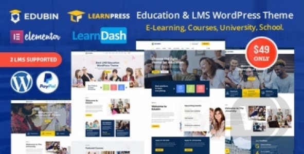 Edubin - Educational LMS WordPress Theme