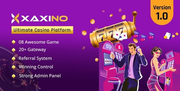 Xaxino – Ultimate Casino Platform Script