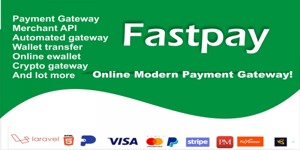 Fastpay - Online Modern Payment Gateway Script