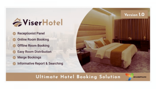 ViserHotel - Ultimate Hotel Booking Solution Script