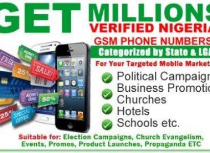 20 Million Verified Nigerian Email Addresses and phone numbers For Your Business