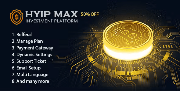 HYIP MAX – high-yield investment script
