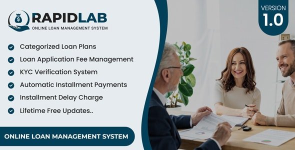 RapidLab - Online Loan Management Script