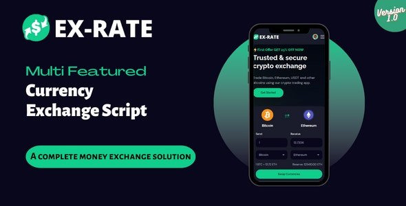 EX-RATE - A Complete Money Exchange Solution Script
