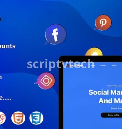 SocialSwap - Digital Account Script