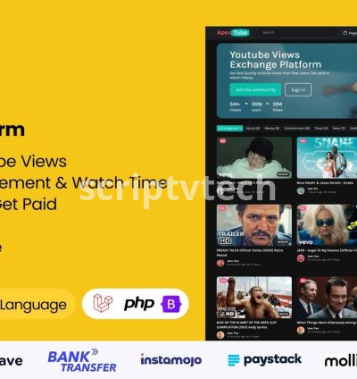 ApexTube - YouTube Views Exchange Script