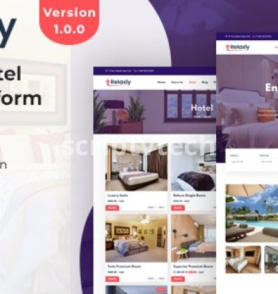 Relaxly - Unlimited Hotel Booking Script