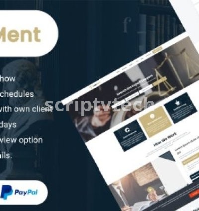 LawMent - SaaS Based Multi Lawyer Appointment Script