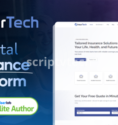 InsurTech - Digital Insurance Script