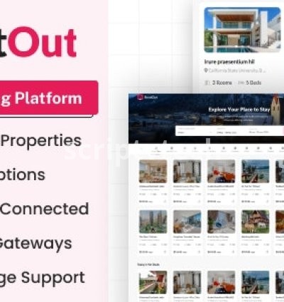 RentOut - Multivendor Property Hosting Script