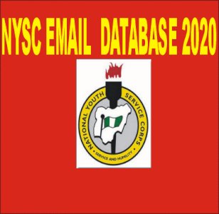 NYSC EMAIL DATABASE 2020