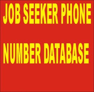 Job seekers phone contacts available any country