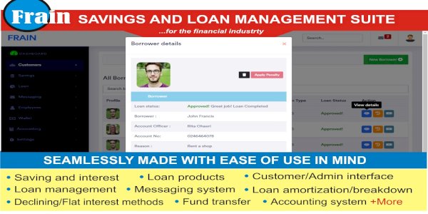 Savings and Loan Management System