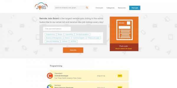 Remote Jobs Board SYSTEM