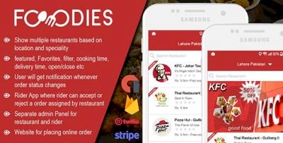 Restaurant Food Delivery & Ordering System With Delivery Boy - Android v5.0