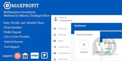 Max Profit - Online Multipurpose Investment  Script