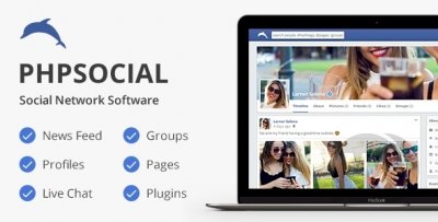 PHPSocial v6.3.0- social network script